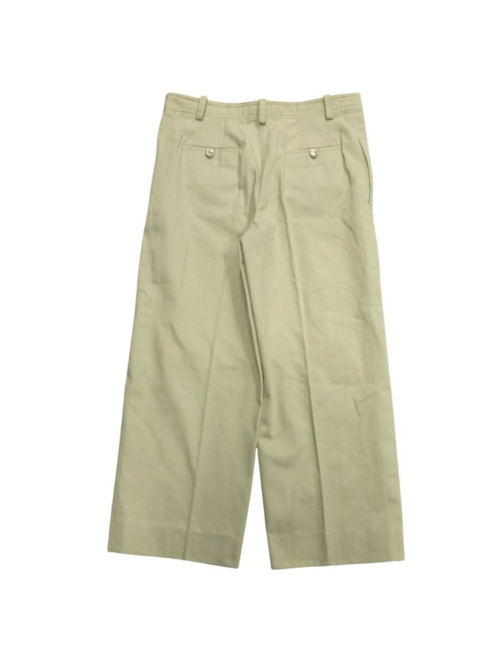 Chanel de Pants CC Logo Tale Ji Beige LadySecond - Picture 2 of 10